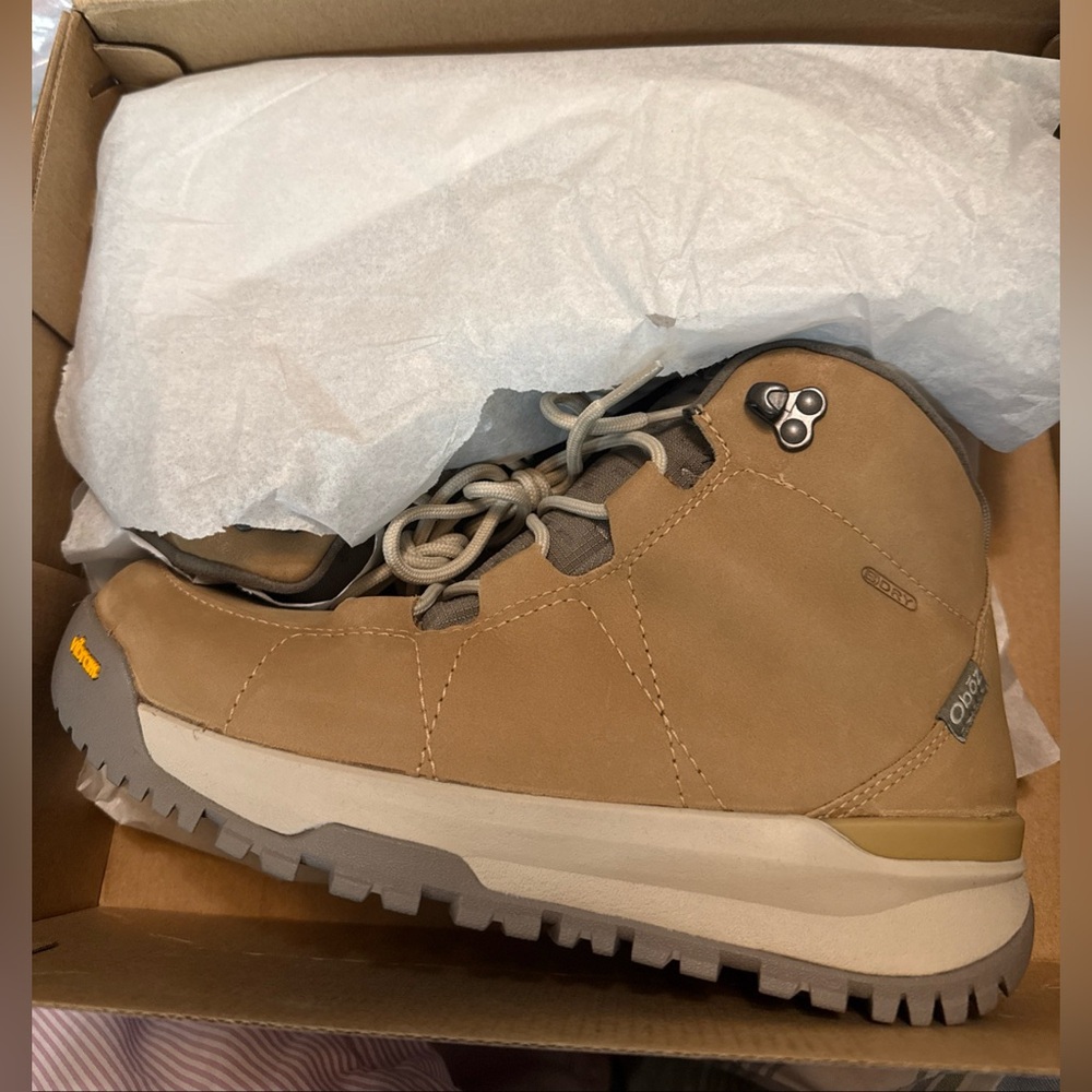 Oboz Tan Leather Sphinx Mid Insulated Waterproof
Hiking Boots NIB - Picture 2 of 8